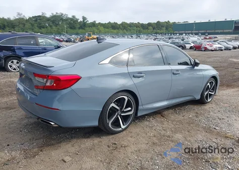 2022 Honda Accord Sport из США, поврежденный, VIN 1HGCV1F32NA123503